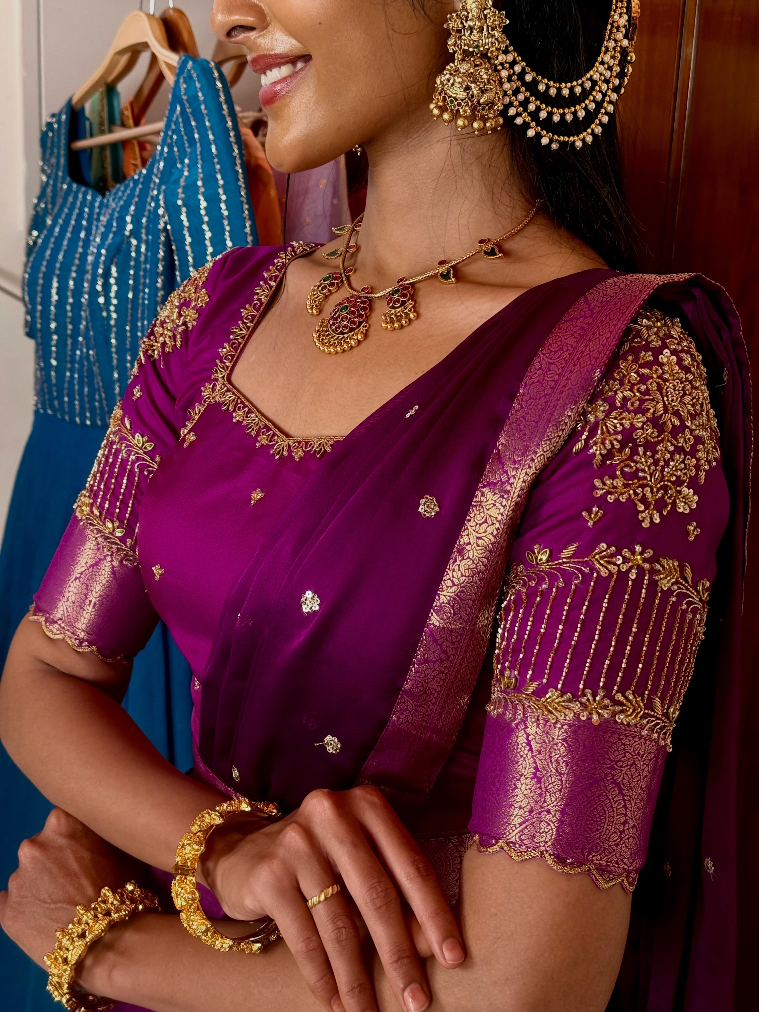 Product Code – Premium Kanchipuram Silk Lehenga ✨