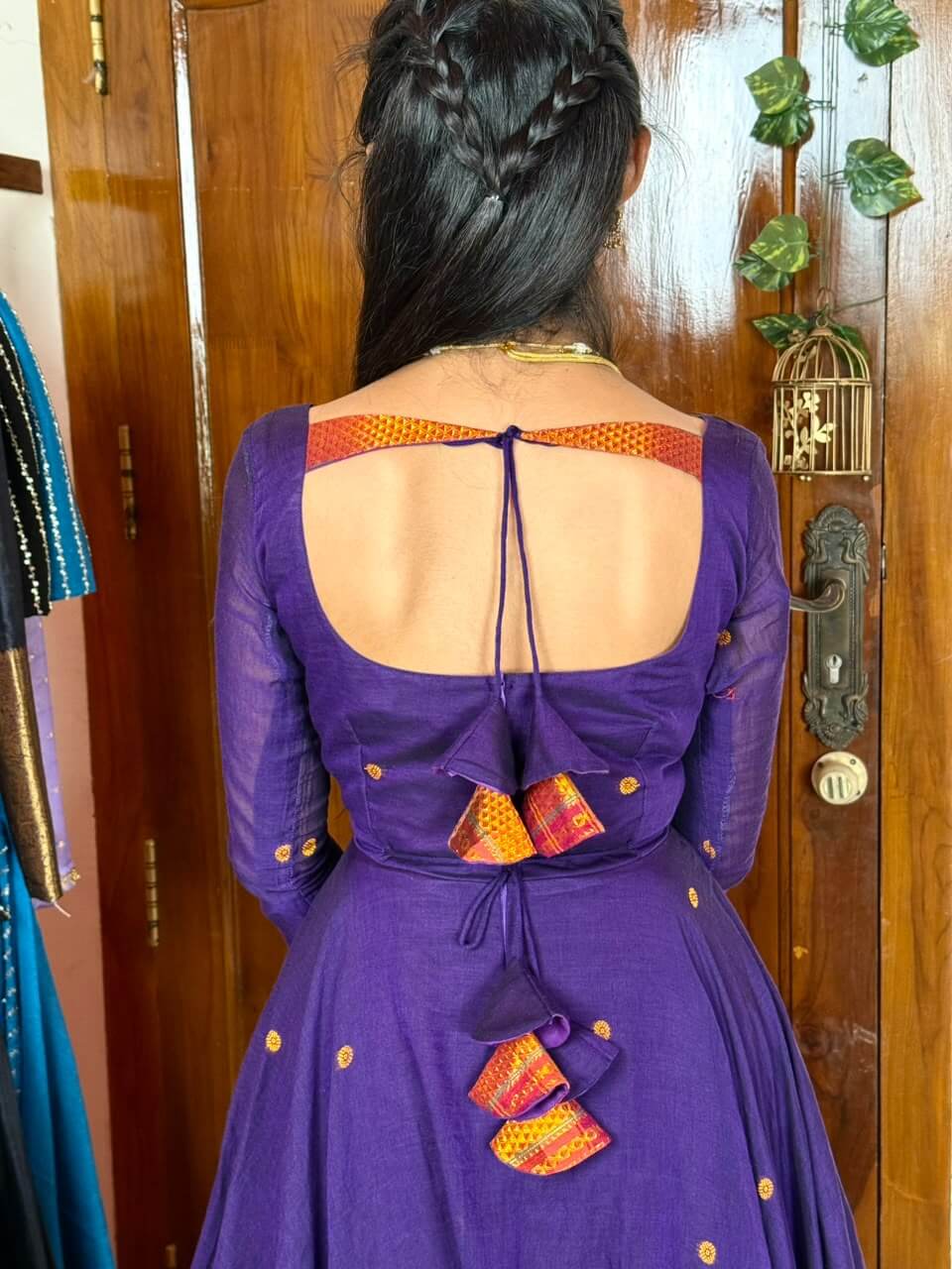 Purple  Thogai anarkali