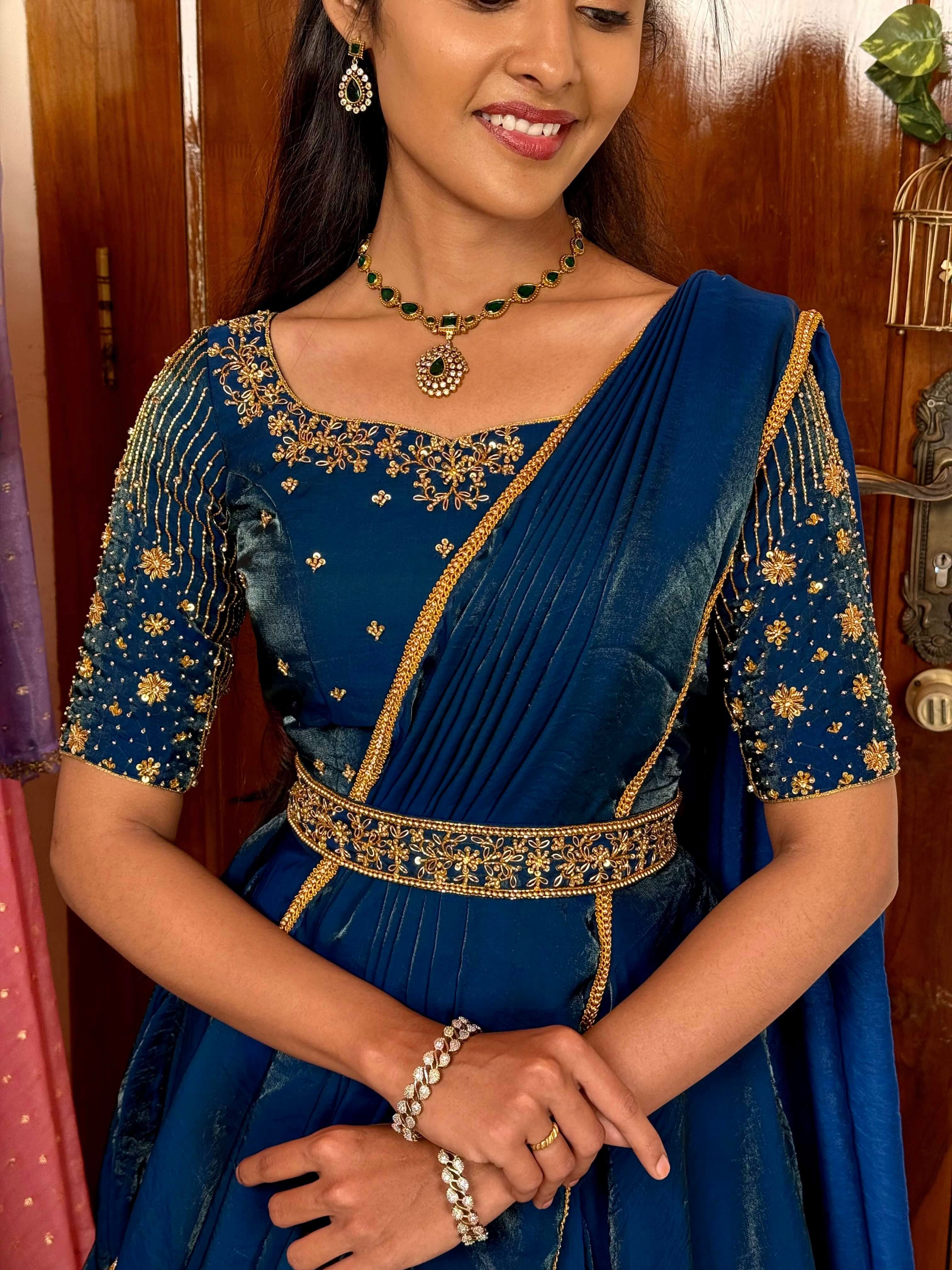 Peacock bliss Lehenga