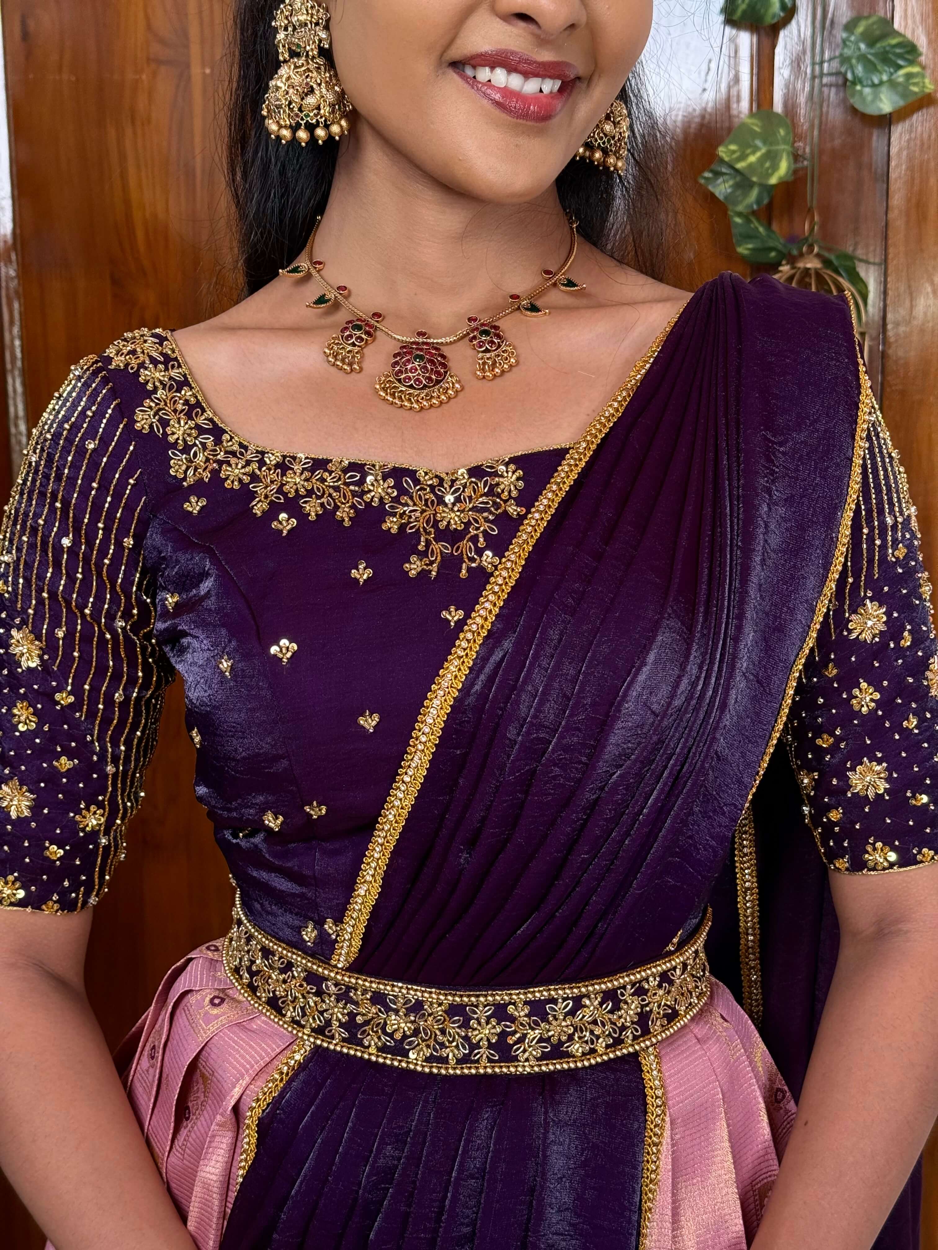 Premium Kanchipuram Silk Lehenga