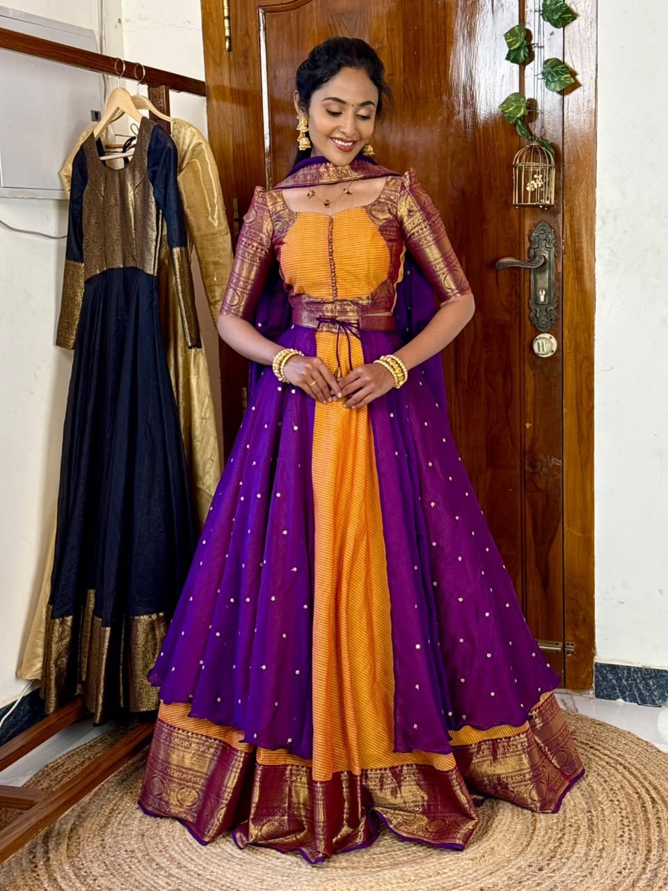 4 in 1 Dreamy layers Mustard and Purple