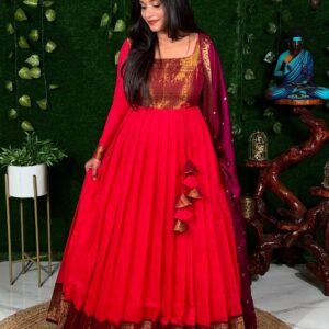 ZARI SIRPAM - RANI PINK (Maxi)