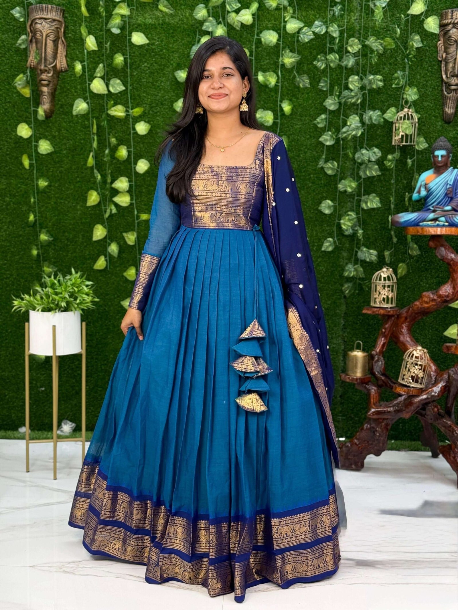 MAYIL - Blue & Electric blue (Maxi)