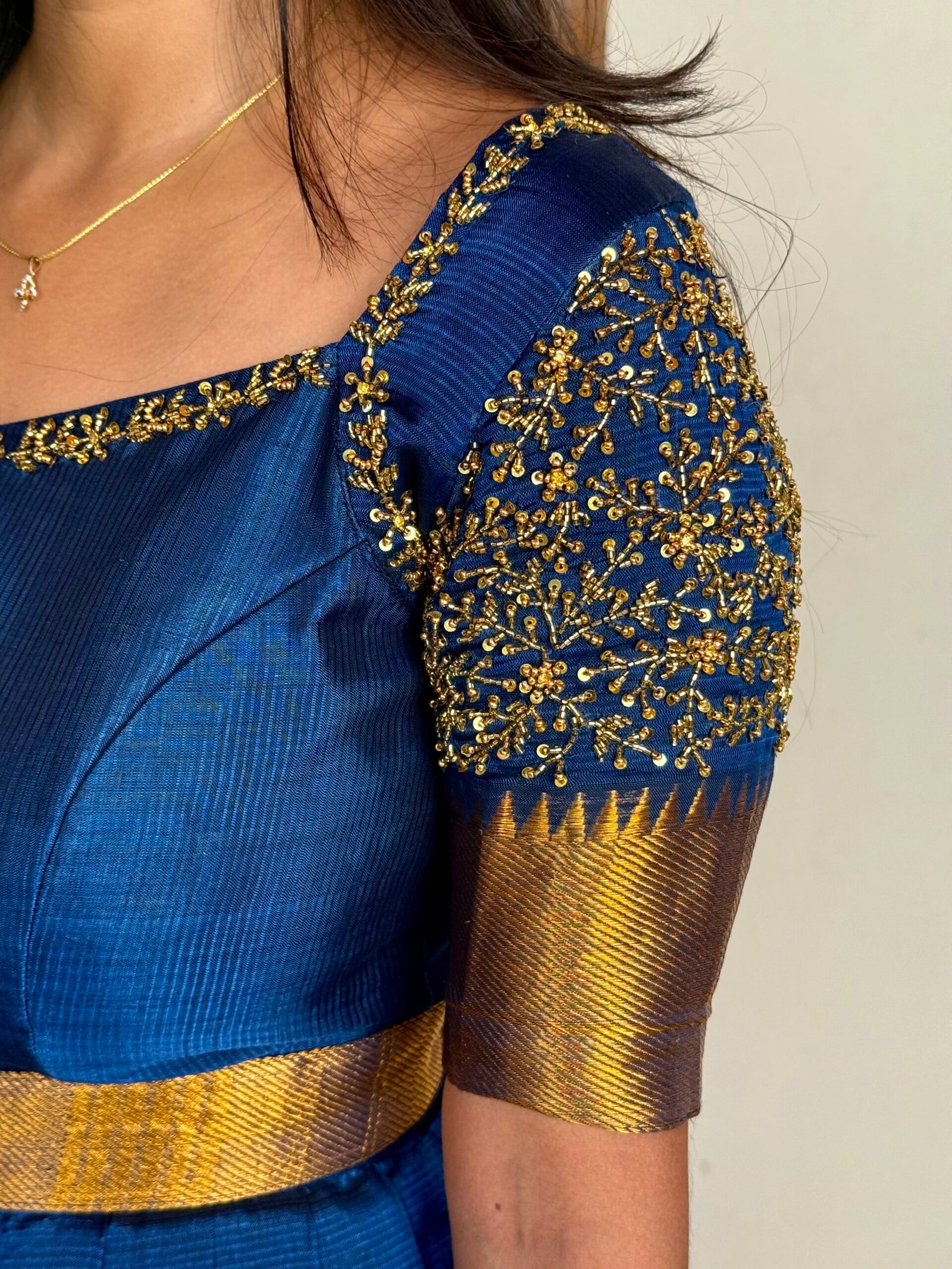 Mangalagiri Premium Silk Saree - Image 4