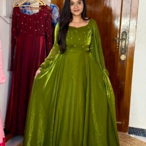 SPARROW - Mehendi green maxi