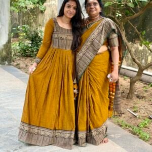 SIRPAM Saree - Mustard