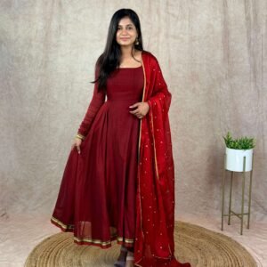 THOORIGAI - MAROON & REDDISH MAROON (Maxi)