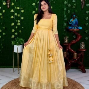 PASTEL COTTON MAXI - SANDAL YELLOW (Maxi)