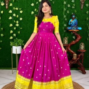 VINTAGE BEAUTY - LEMON YELLOW & MAGENTA (Maxi)