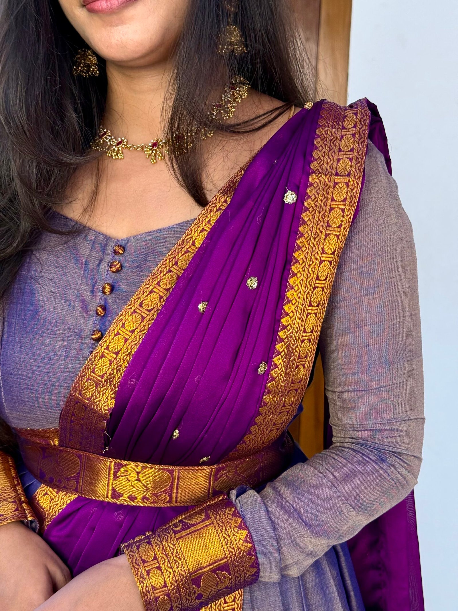 Ezhil Lavender Maxi dress - Image 6