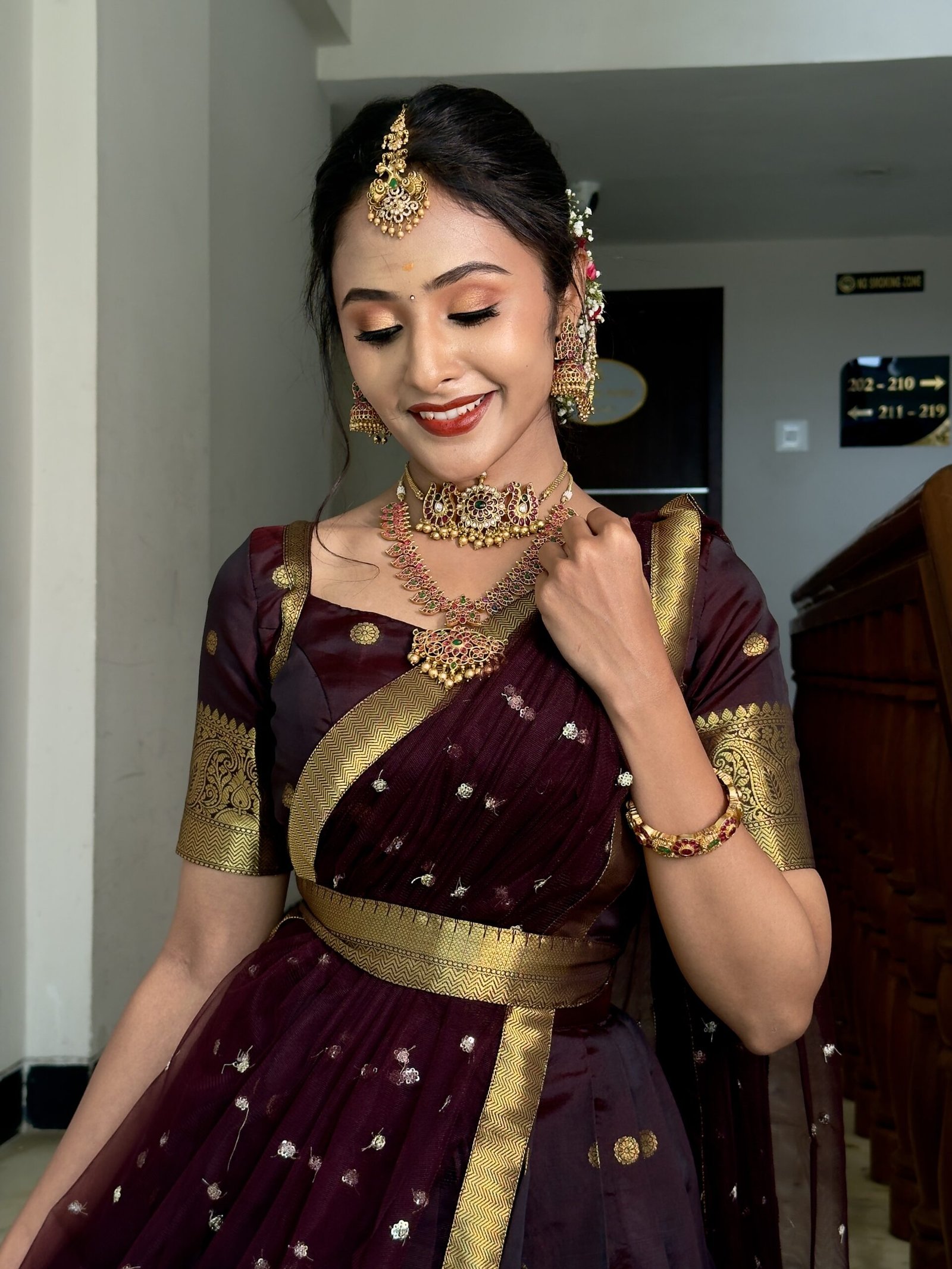 GODDESS Coffee Lehenga - Image 3