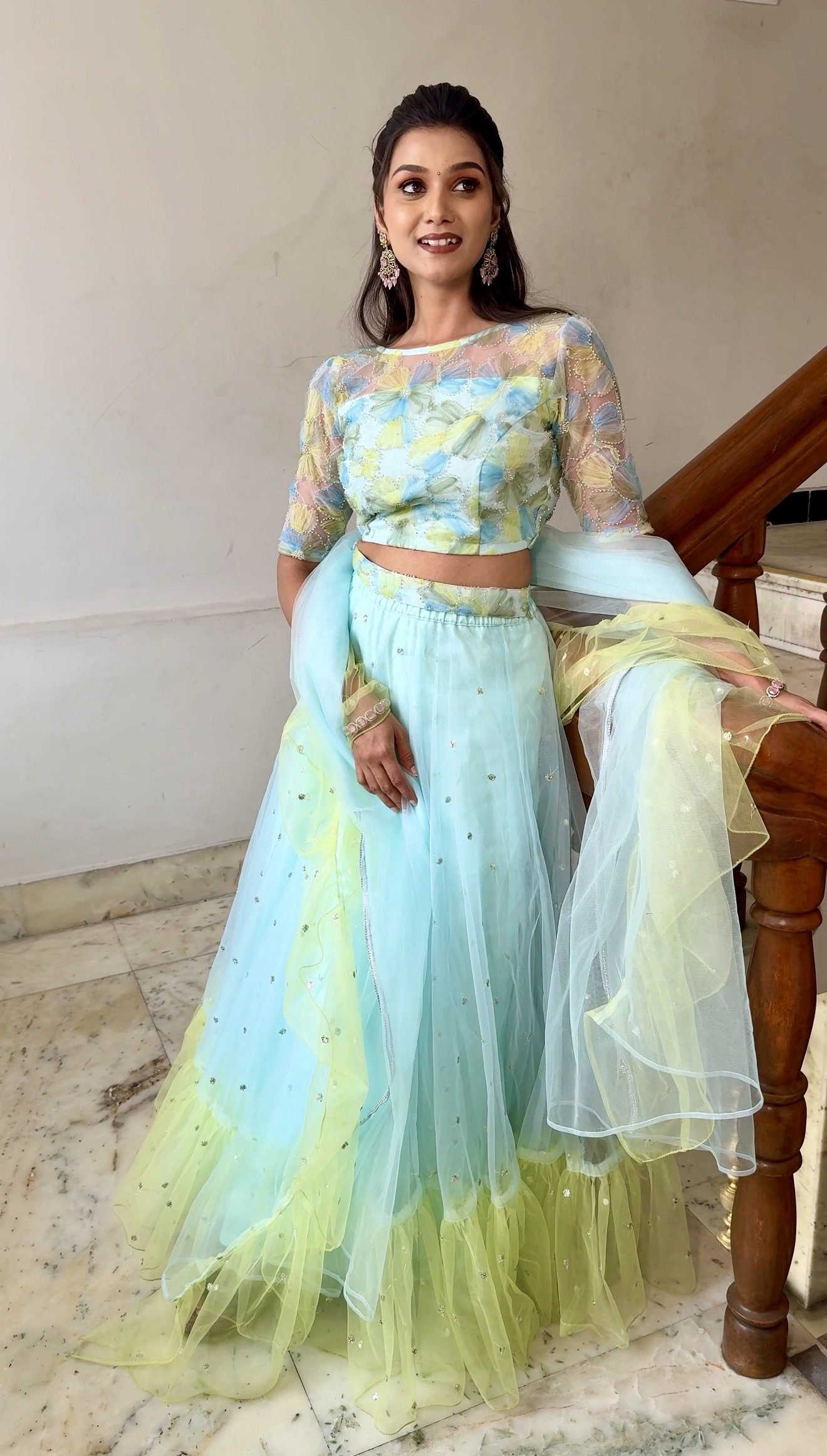 PRINCESS Pastel blue and green - Image 2