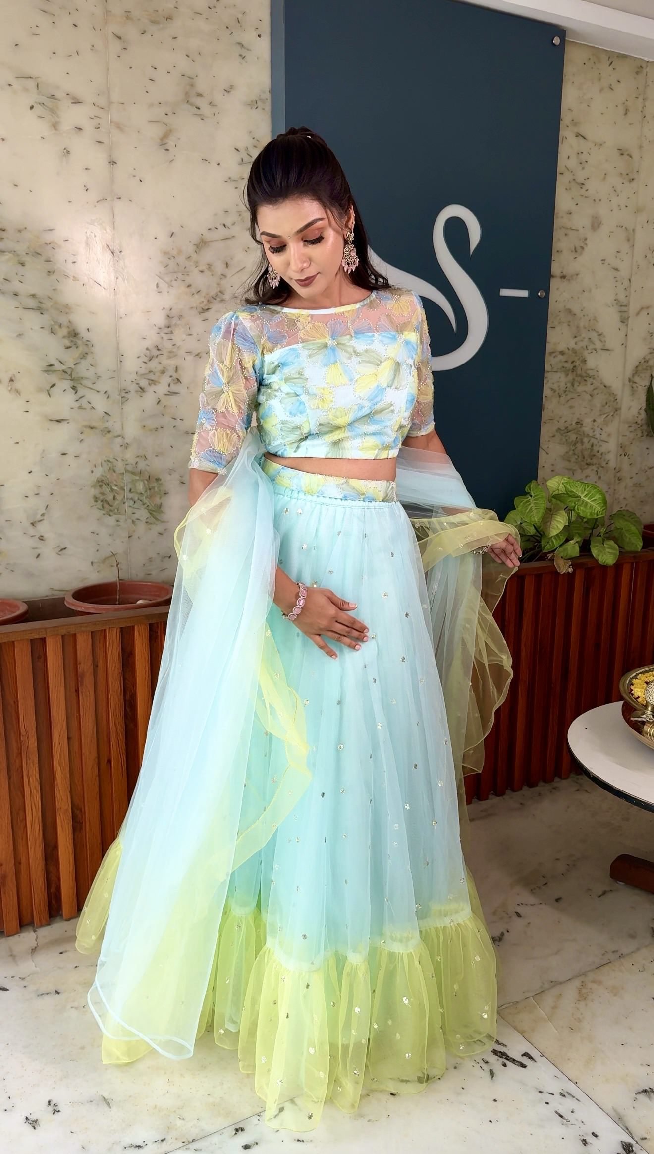 PRINCESS Pastel blue and green - Image 3