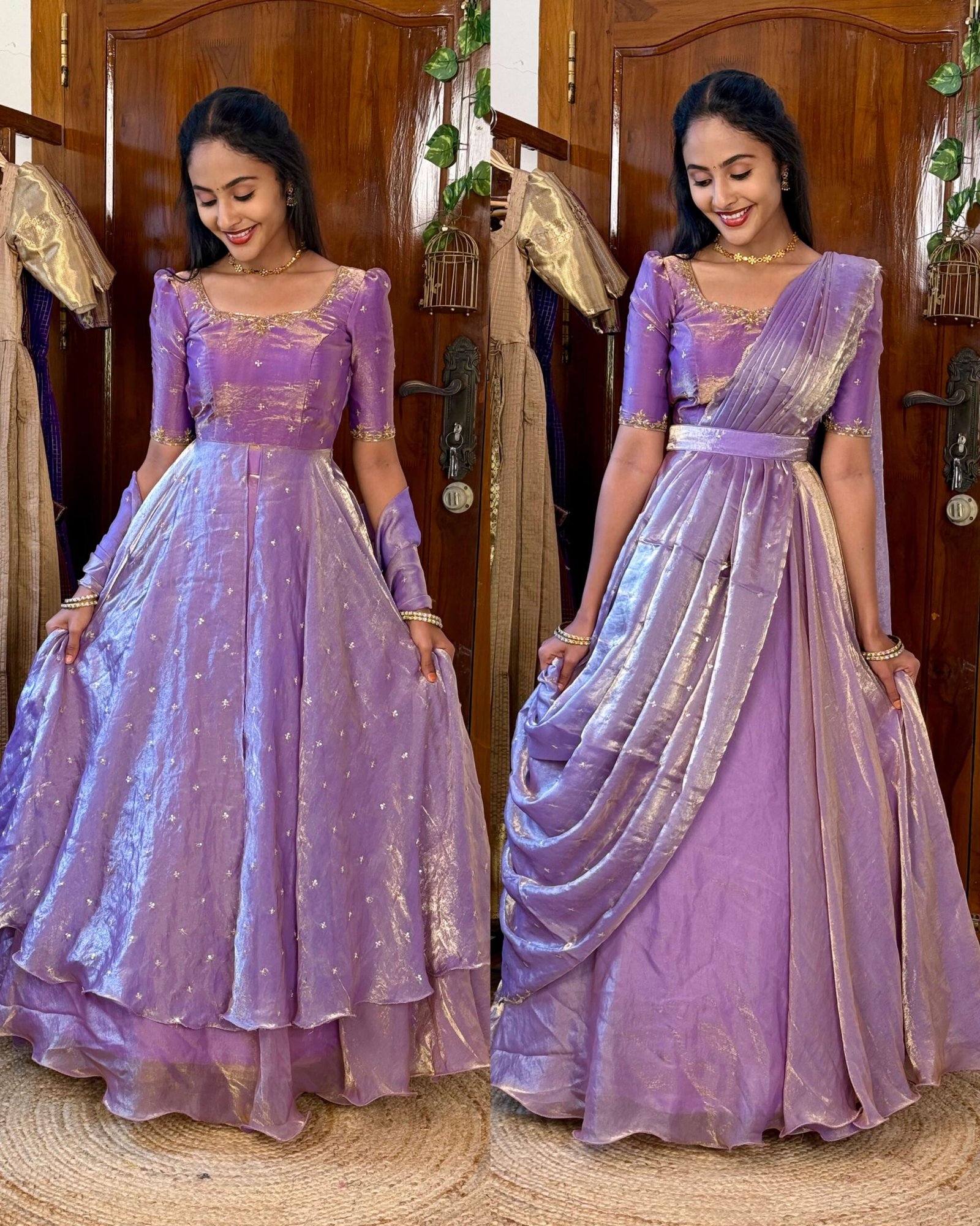 3 in 1 Lavender AIRA Lehenga SC019