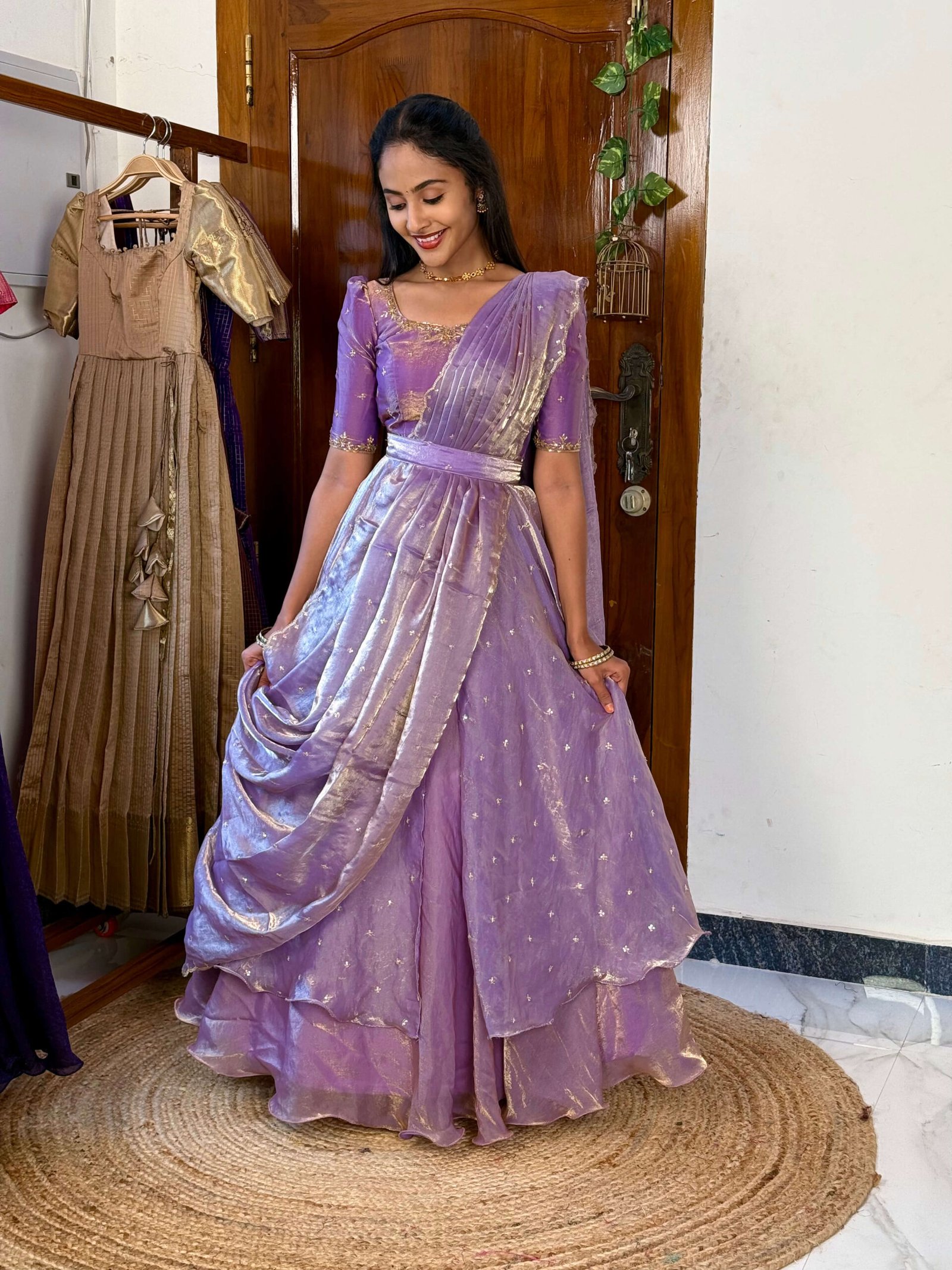 3 in 1 Lavender AIRA Lehenga SC019 - Image 6