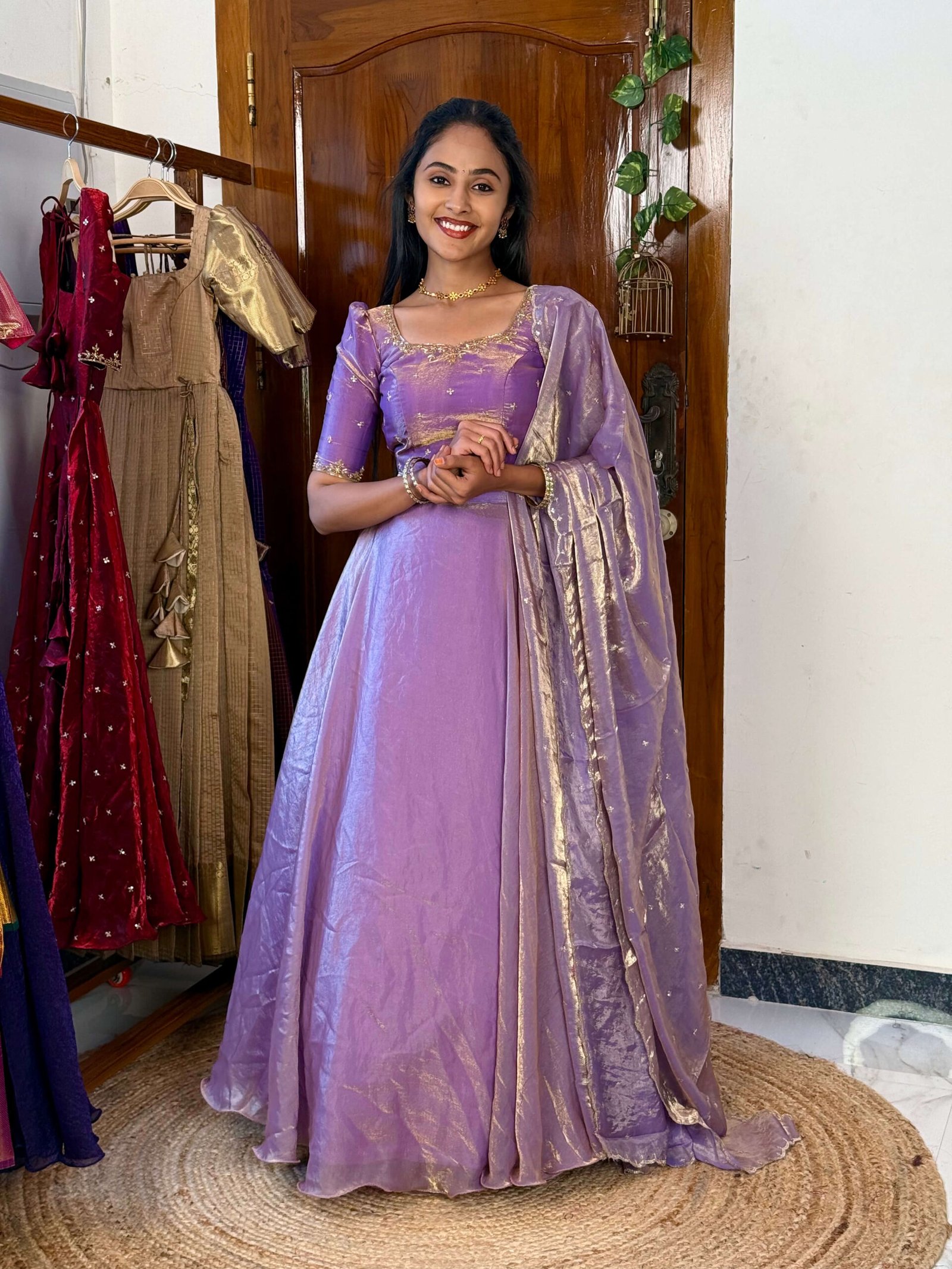 3 in 1 Lavender AIRA Lehenga SC019 - Image 5