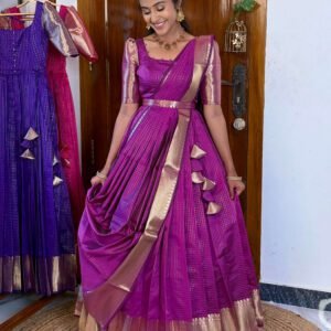 Zari Kattam Magenta - SC008