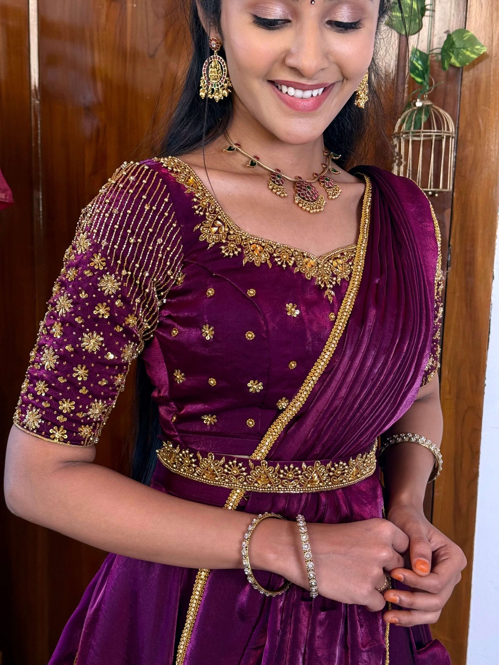 Purple bliss Lehenga - SC012 - Image 5