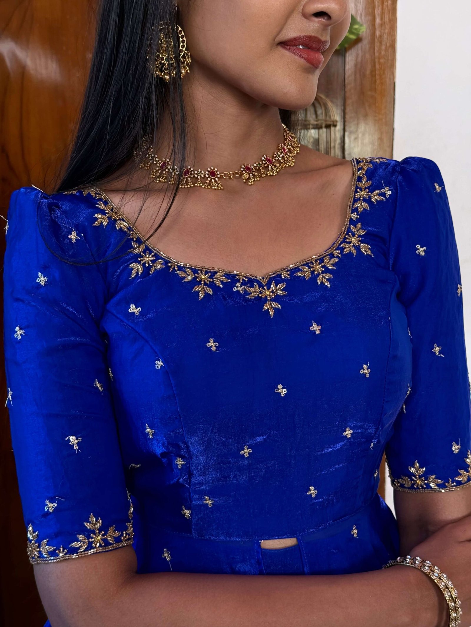 3 in 1 Blue AIRA Lehenga SC015 - Image 3