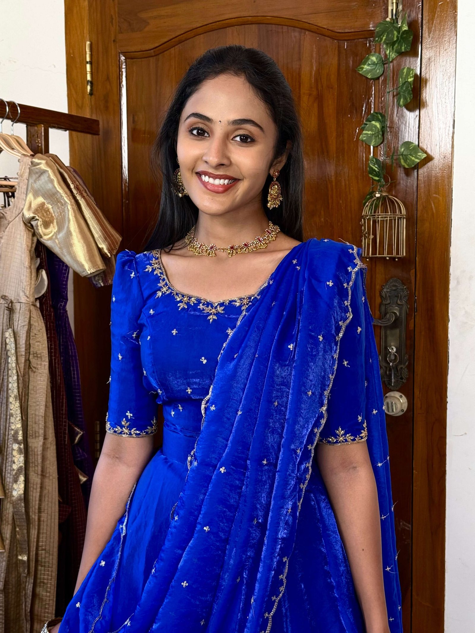 3 in 1 Blue AIRA Lehenga SC015 - Image 5