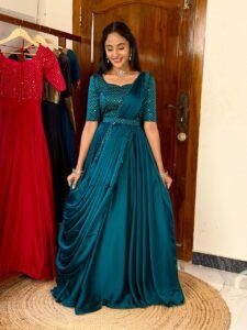 ZIYA RANI PEACOCK GREEN -  SC031