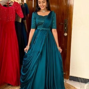 ZIYA RANI PEACOCK GREEN -  SC031
