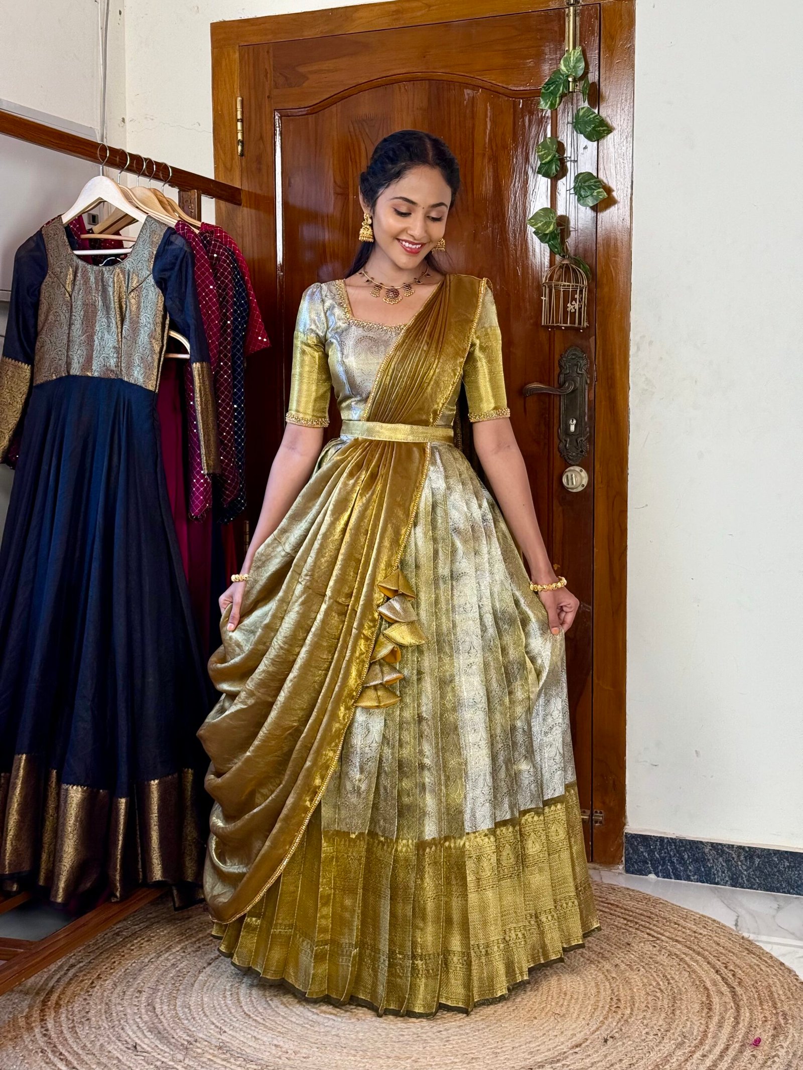 Madhuram hand worked lehenga set - SC058
