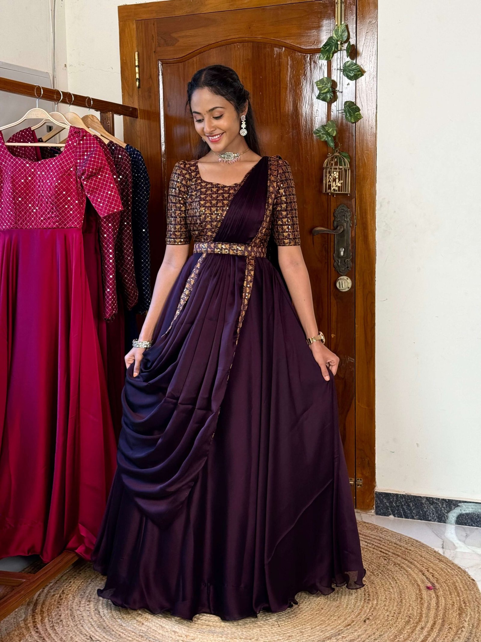 Hazel java plum maxi SC059