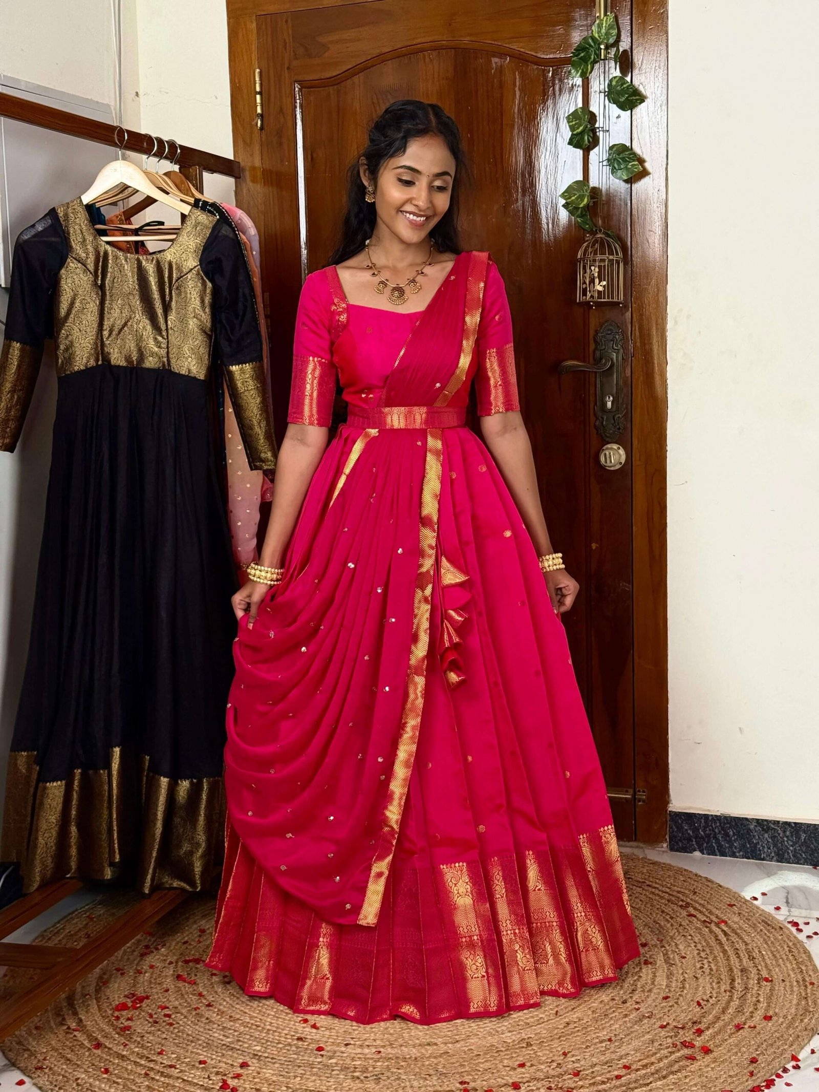 GODDESS Rani pink Lehenga
