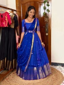 GODDESS Royal blue Lehenga